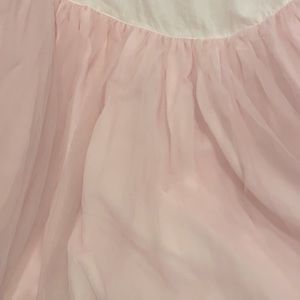 Pottery barn kids pink tulle crib skirt